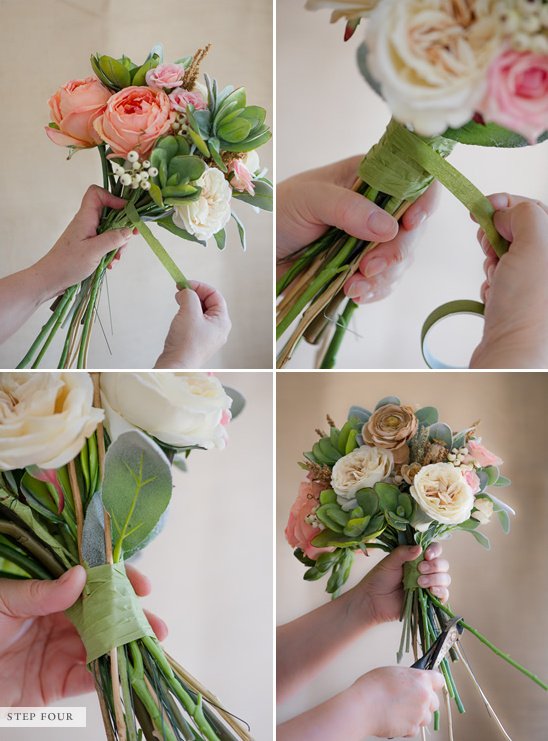 how to make a wedding bouquet